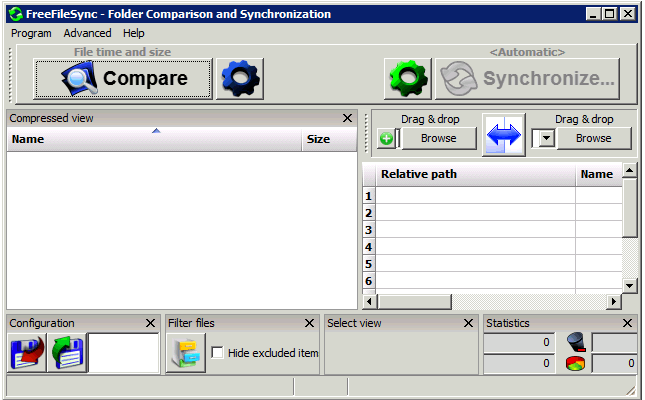 folder comparison and synchronization